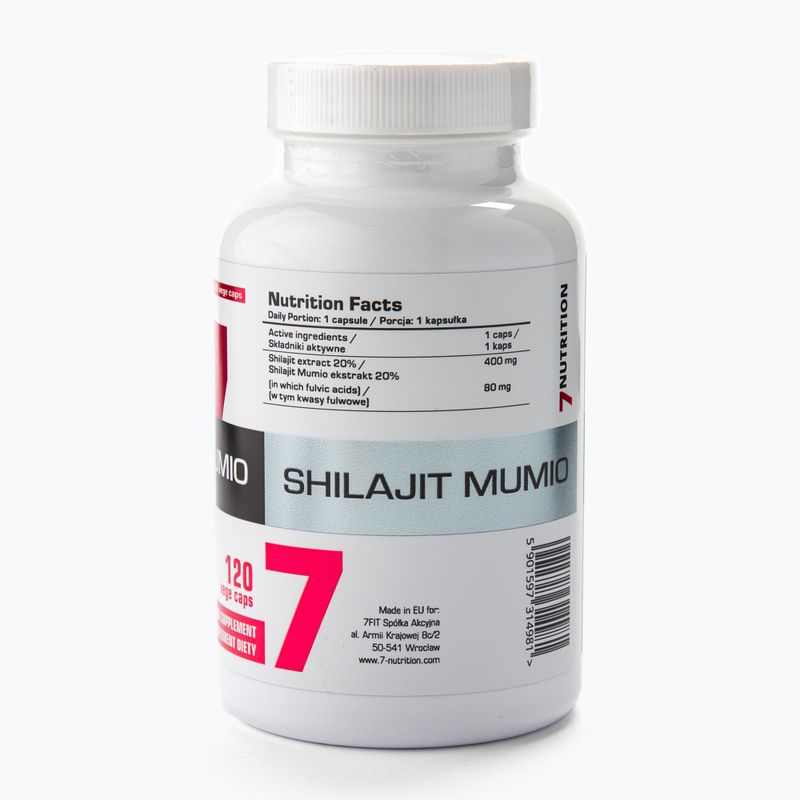 Shilajit Mumio 7Nutrition имунна система 400mg 120 капсули 7Nu000456 3