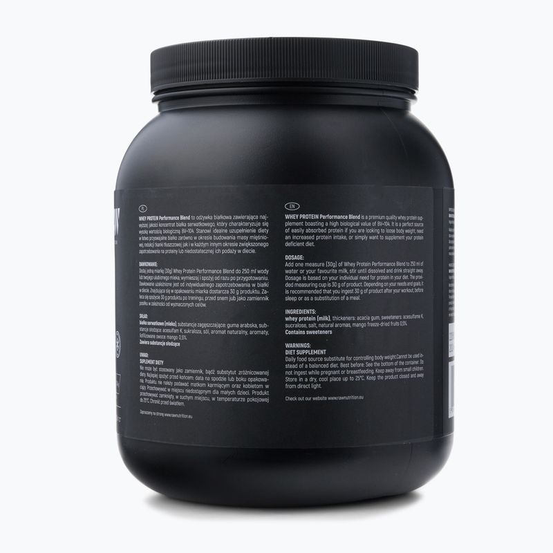 Суроватъчен протеин Raw Nutrition 900g манго WPC-59016 2