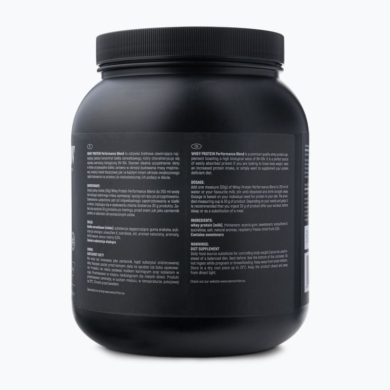 Суроватъчен протеин Raw Nutrition 900g малина WPC-59016 2