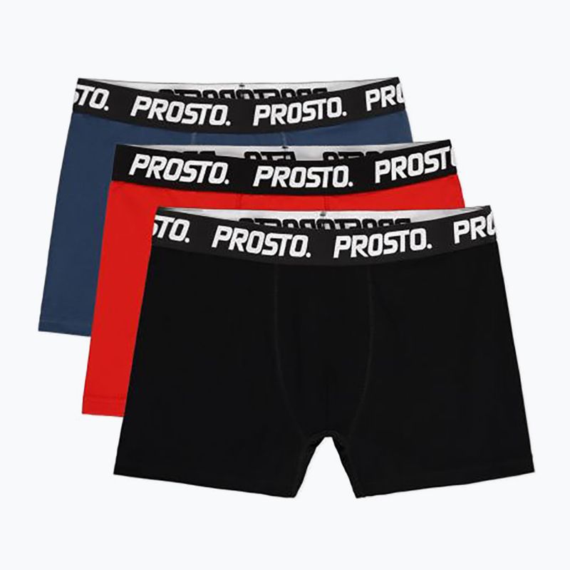 Мъжки боксерки PROSTO 3Pack multicolor