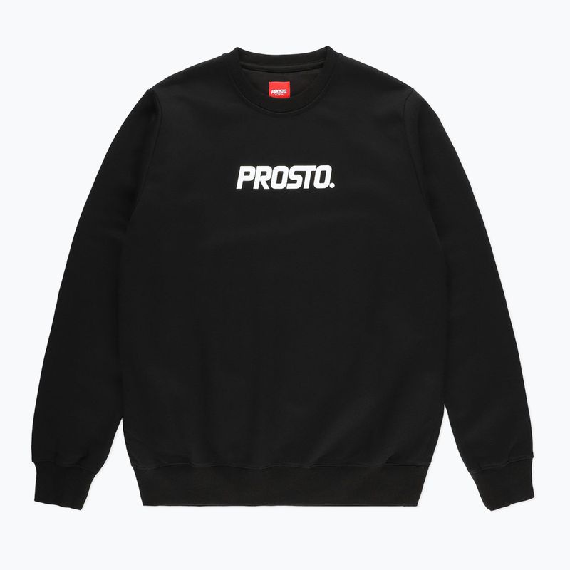 Мъжка блуза PROSTO Logo черен KL222MSWE1231