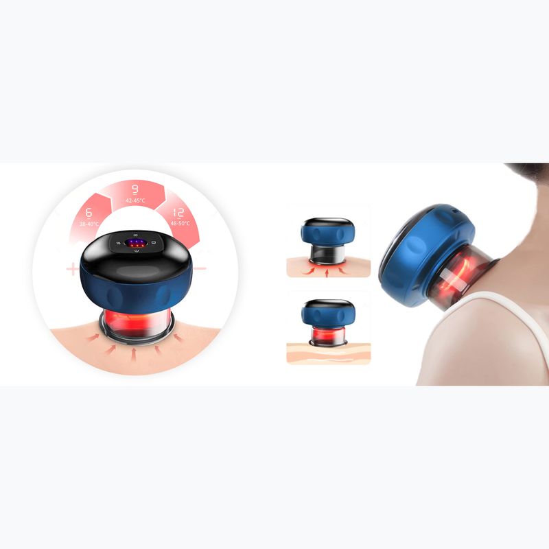 Китайска вендуза за масаж Humanas BB01 Plus blue 10