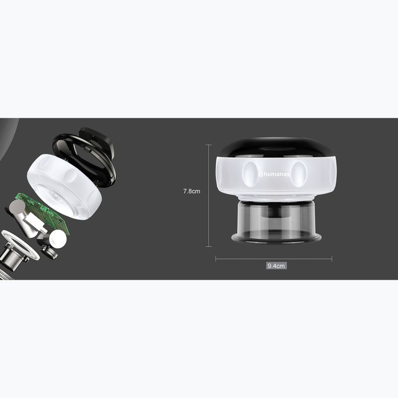 Китайска вендуза за масаж Humanas BB01 Plus white 11