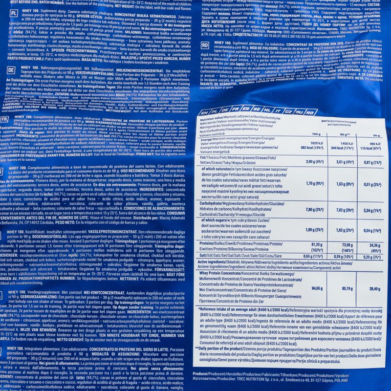 Whey Trec 100 Chocolate Coconut 700 g 2