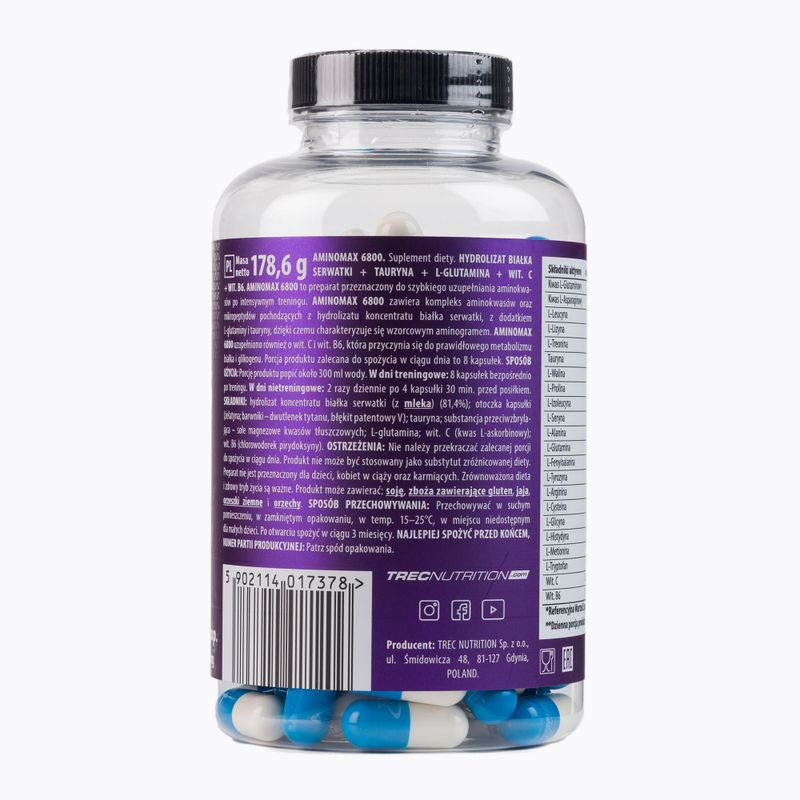 Аминокиселини Trec Amino Max 6800 160 капсули 2