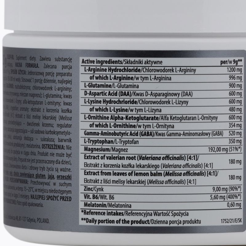 Sleep-ER Trec формула за възстановяване през нощта 225g портокалово-тропически плод TRE/598#POMTR 2