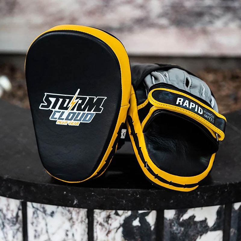 Треньорски лапи за тренировка StormCloud Rapid black/yelow 7