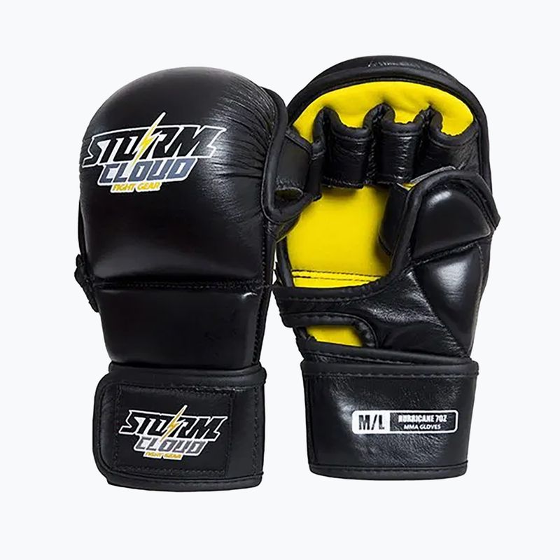 Ръкавици за граплинг StormCloud Hurricane black/yellow