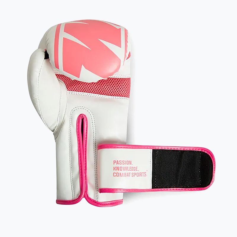 Боксови ръкавици StormCloud Bolt 2.0 white/pink 6