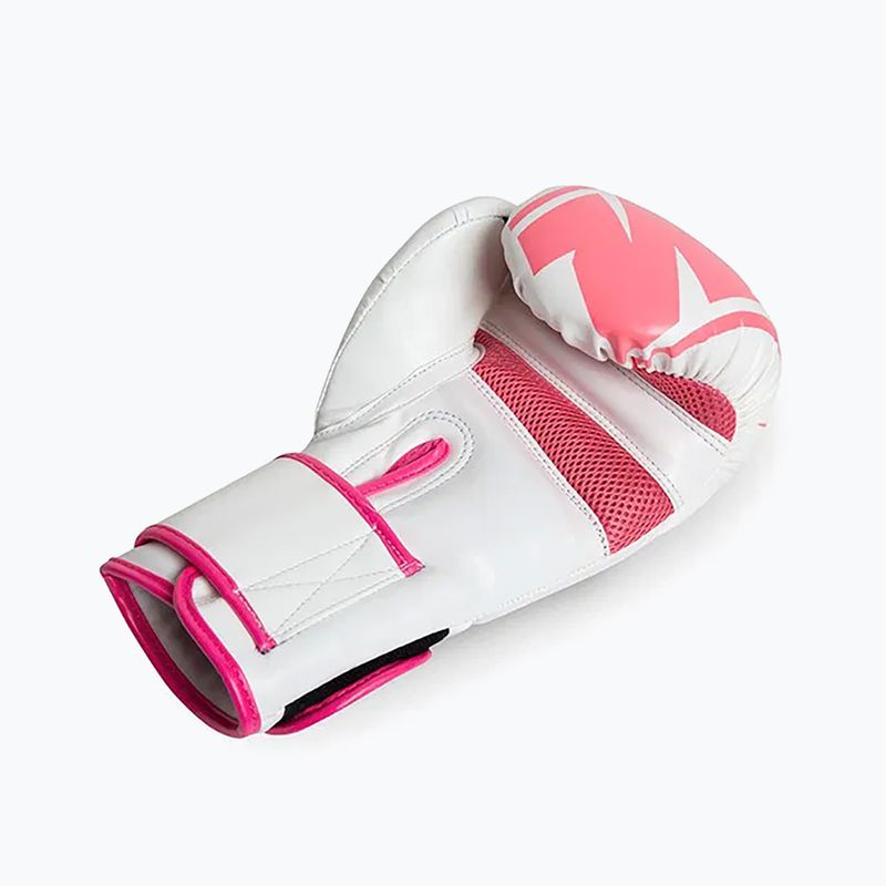 Боксови ръкавици StormCloud Bolt 2.0 white/pink 8