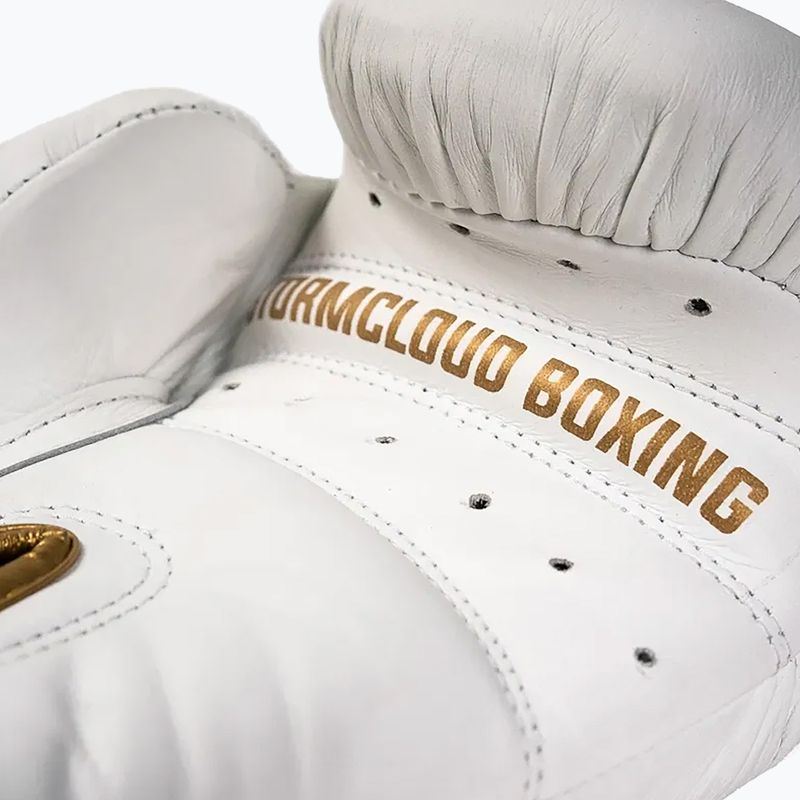 Боксови ръкавици StormCloud Boxing Pro white/gold 5