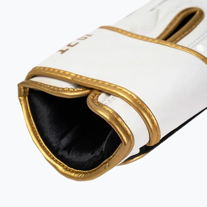 Боксови ръкавици StormCloud Boxing Pro white/gold 6