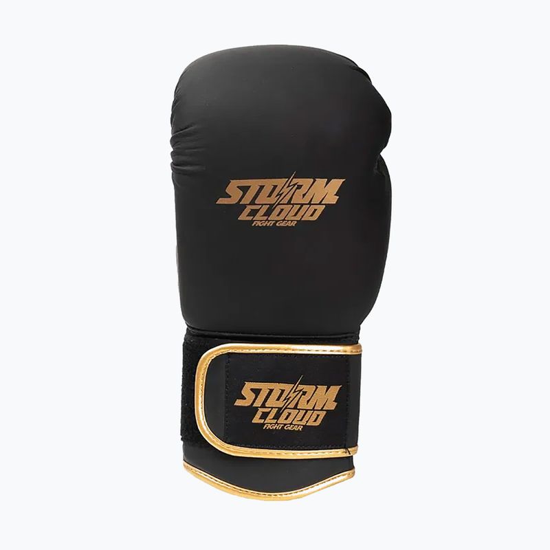 Боксови ръкавици StormCloud Boxing Pro black/gold 3