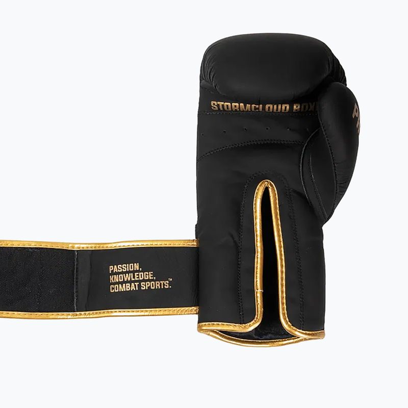 Боксови ръкавици StormCloud Boxing Pro black/gold 6
