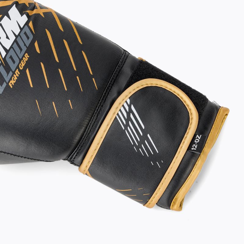 Боксови ръкавици StormCloud Lynx black/gold 6