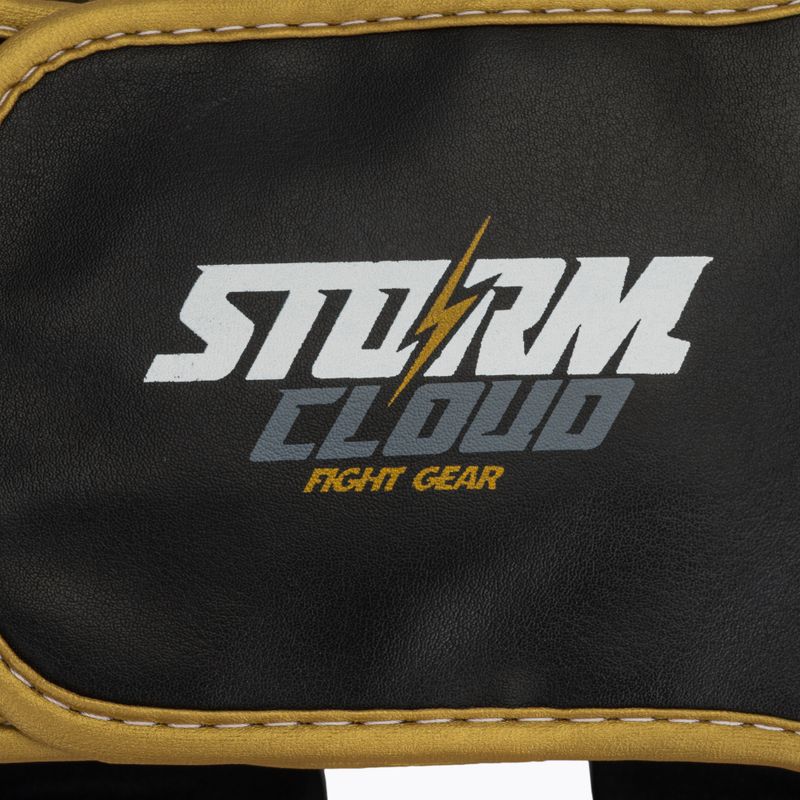Боксьорска каска StormCloud Lynx black/gold 5