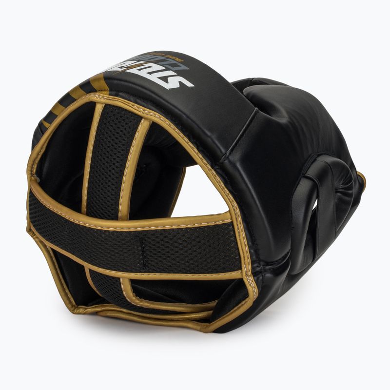 Боксьорска каска StormCloud Lynx black/gold 6