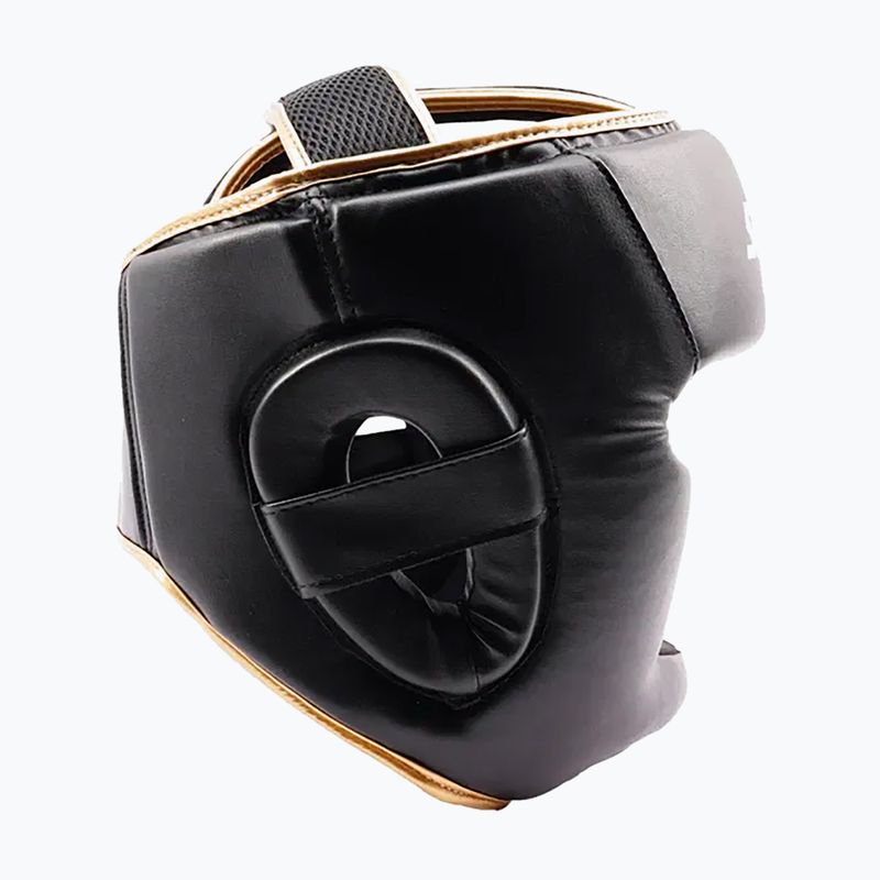 Боксьорска каска StormCloud Lynx black/gold 5
