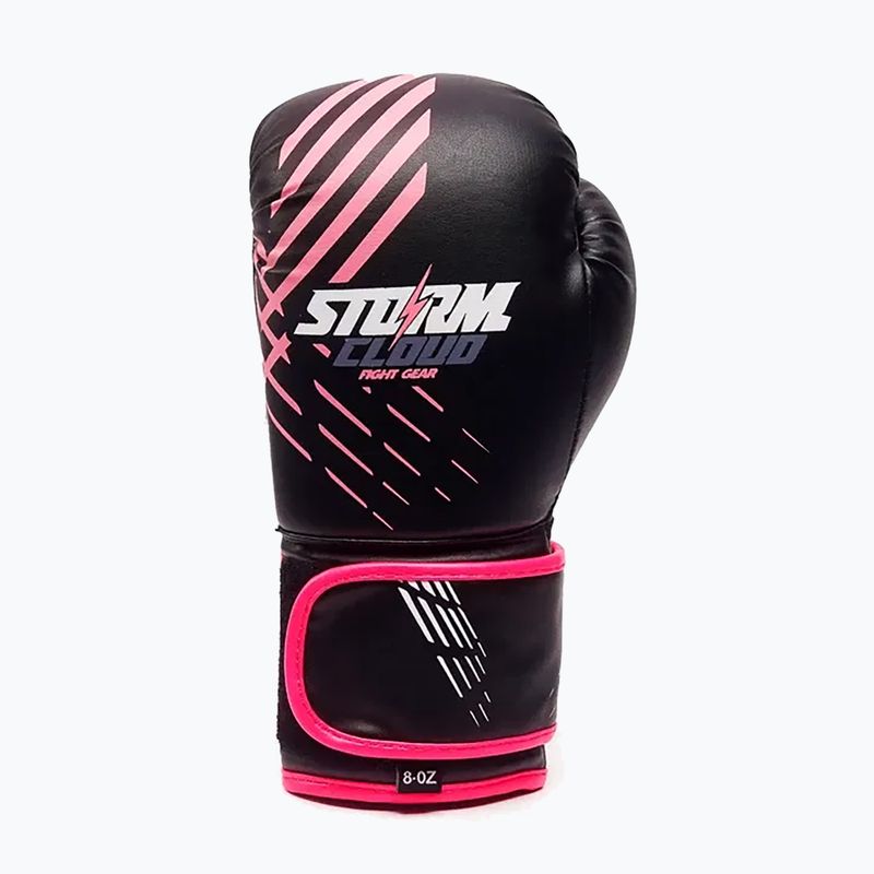 Боксови ръкавици StormCloud Lynx black/pink 2