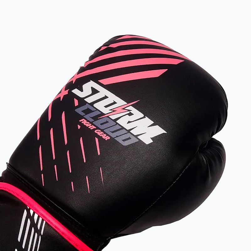 Боксови ръкавици StormCloud Lynx black/pink 3