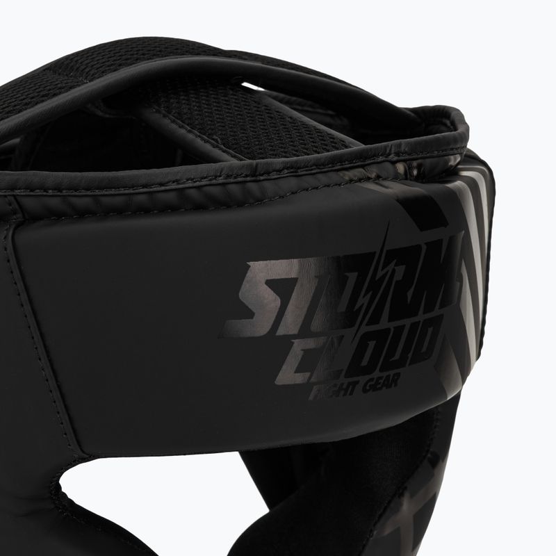 Боксьорска каска StormCloud Lynx black/black 4