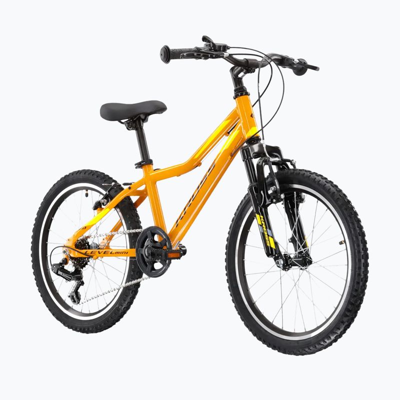 Детски велосипед KROSS Level Mini 2.0 yellow/black/gloss 2
