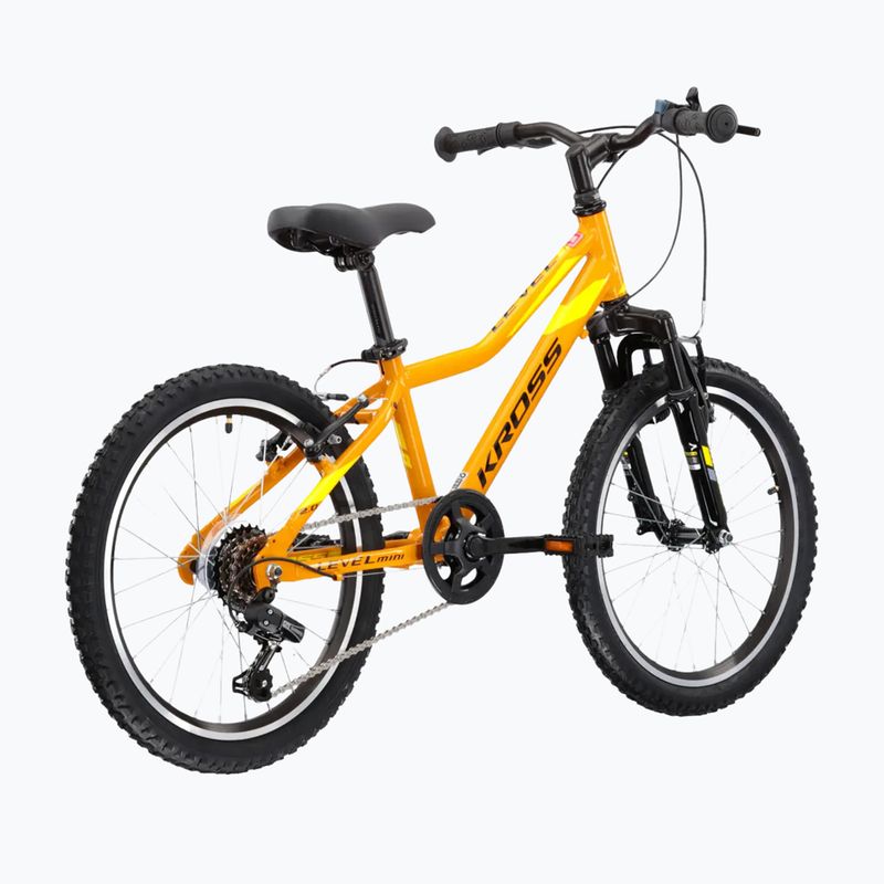 Детски велосипед KROSS Level Mini 2.0 yellow/black/gloss 3