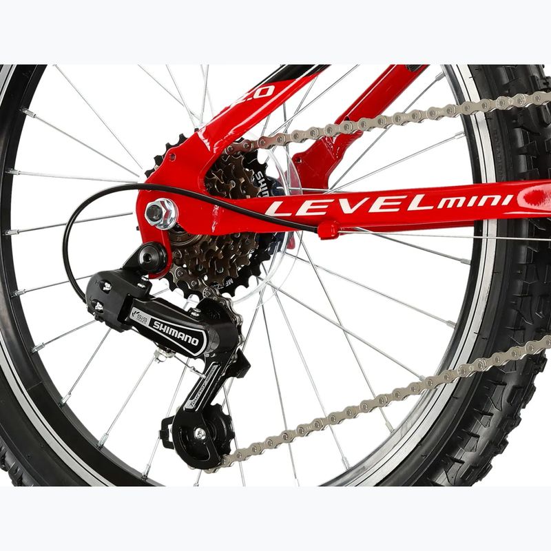 Детски велосипед KROSS Level Mini 2.0 red/black/gloss 7