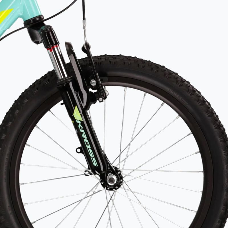 Детски велосипед KROSS Lea Mini 2.0 aquamarine/lime green/glossy 6