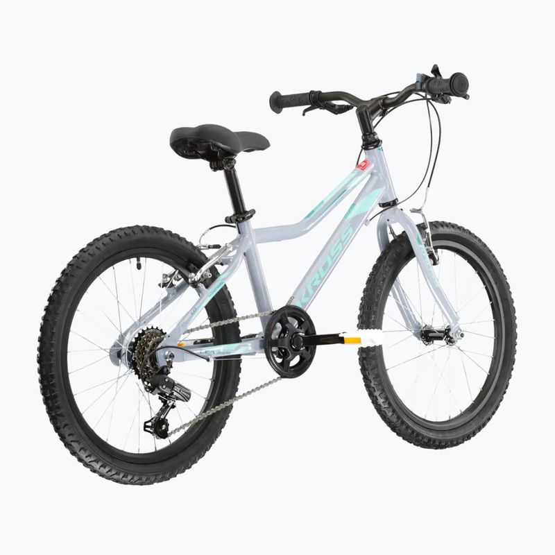 Детски велосипед KROSS Lea Mini 1.0 grey/aquamarine/glossy 3