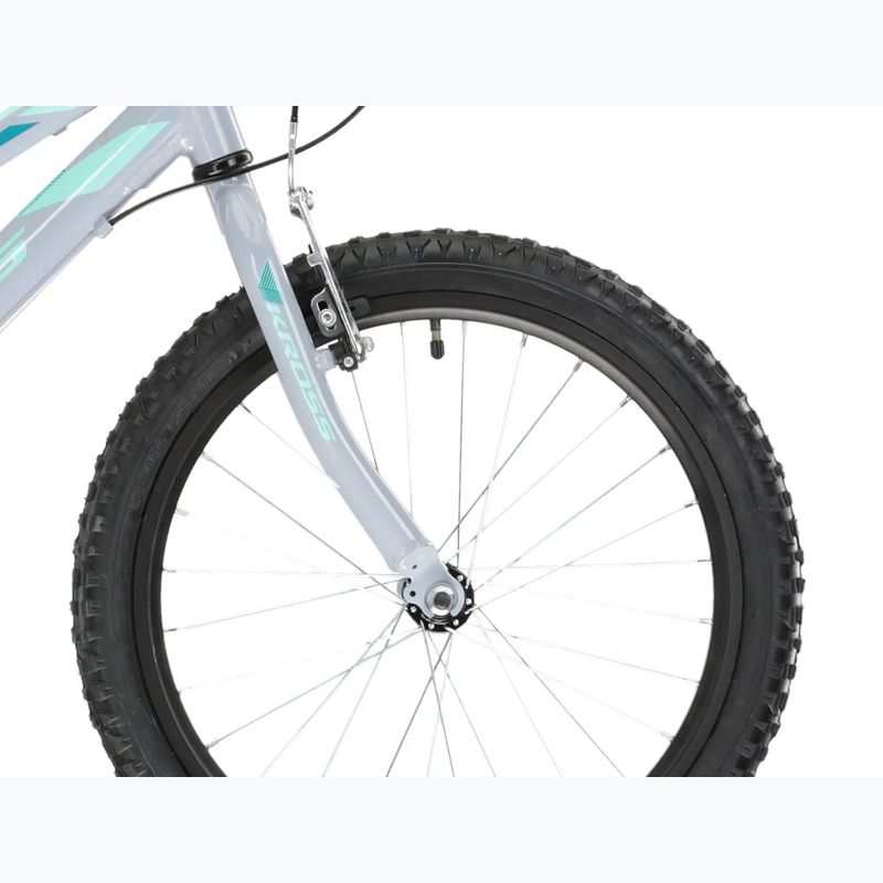 Детски велосипед KROSS Lea Mini 1.0 grey/aquamarine/glossy 6