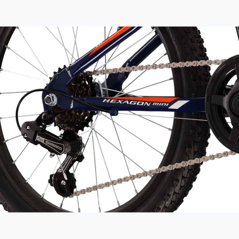 Детски велосипед KROSS Hexagon Mini 1.0 dark blue/white/glossy 9