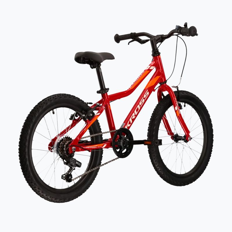 Детски велосипед KROSS Hexagon Mini 1.0 red/white/gloss 3