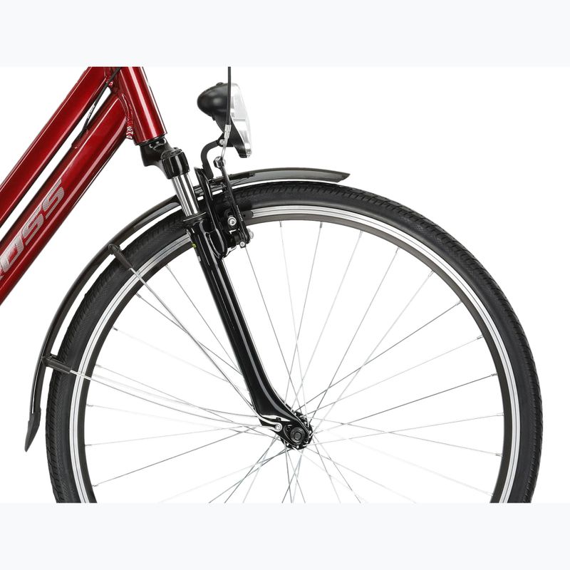 Градски велосипед KROSS Sentio 1.0 ruby/gray/glossy 6