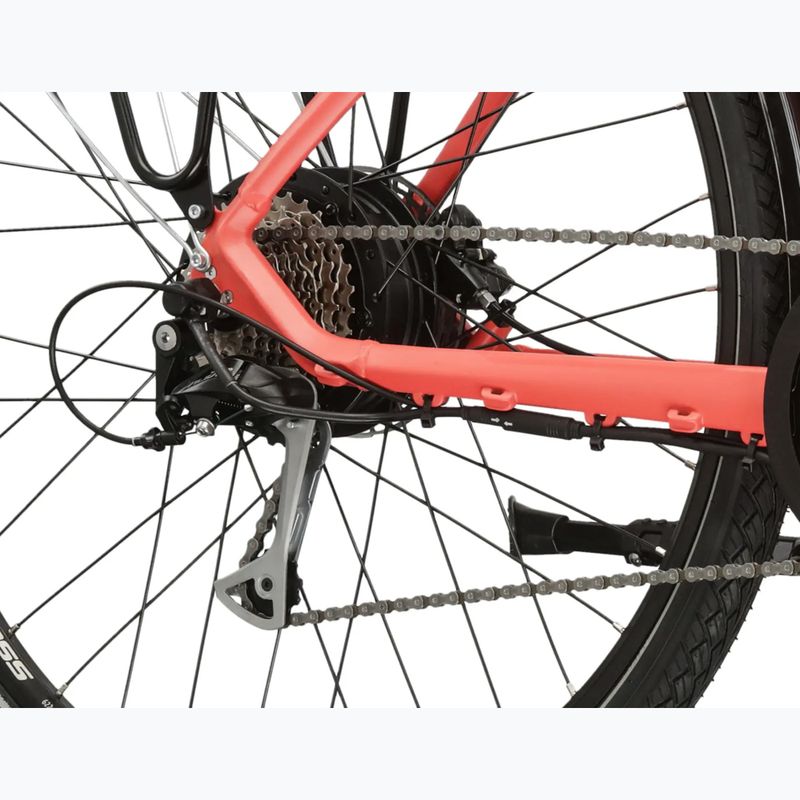 Електрически велосипед KROSS Sentio Hybrid 2.0 504 Wh coral/yellow/matte 9