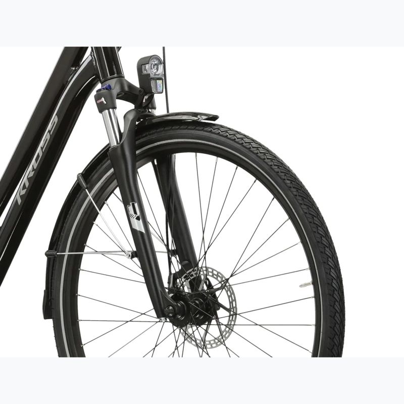 Електрически велосипед KROSS Sentio Hybrid 1.0 504 Wh black/silver/gloss 6