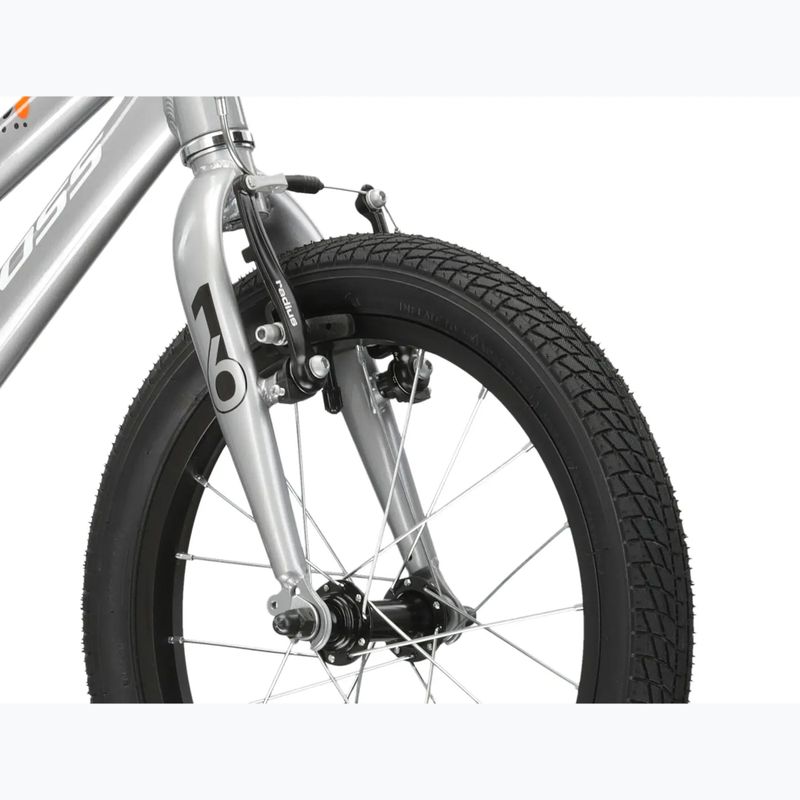 Детски велосипед KROSS Racer 4.0 silver/white/gloss 4