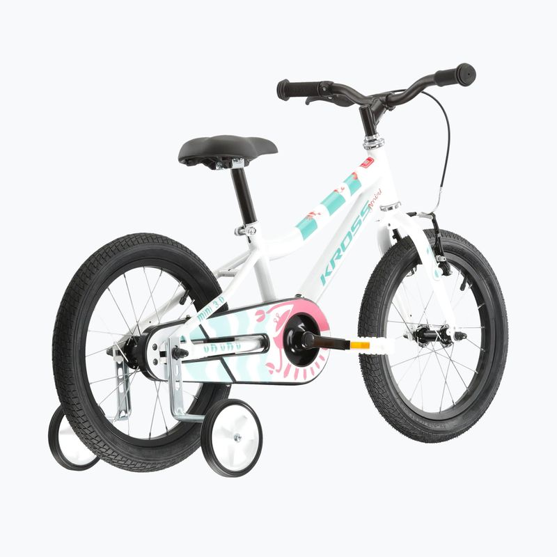 Детски велосипед KROSS Mini 3.0 white/aquamarine/gloss 3