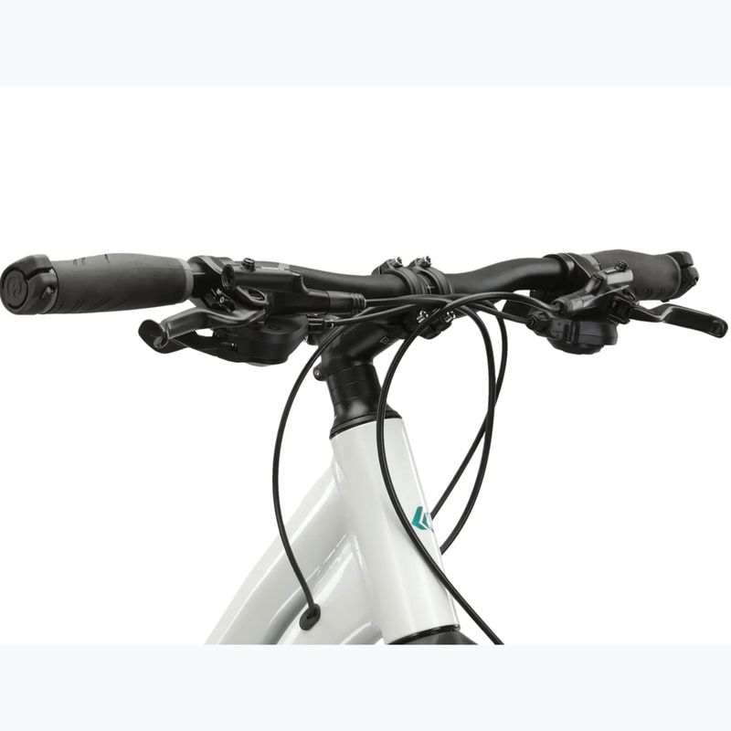 Дамски крос велосипед KROSS Evado 7.0 W white/turquoise/shiny 4