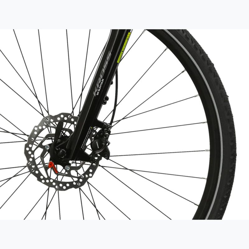 Дамски крос велосипед KROSS Evado 7.0 W white/turquoise/shiny 7