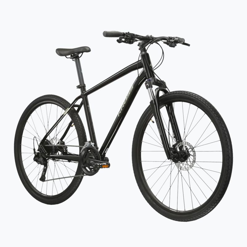 Крос велосипед KROSS Evado 5.0 black/green/glossy 2