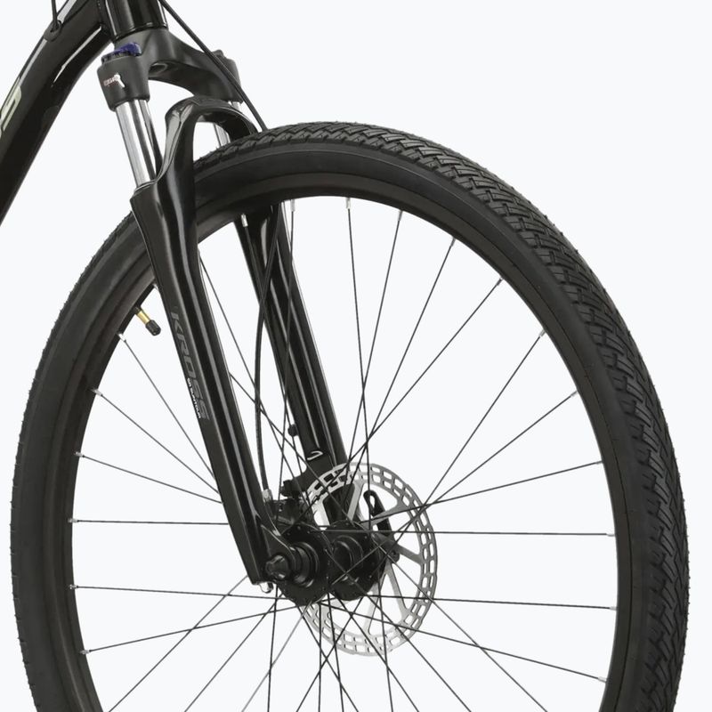 Крос велосипед KROSS Evado 5.0 black/green/glossy 5