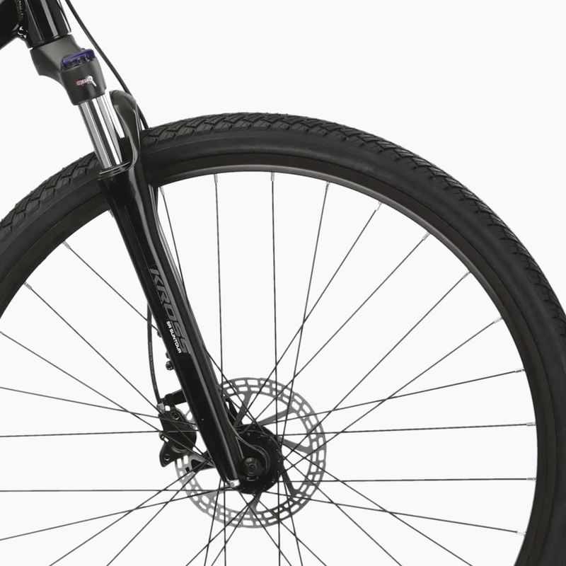 Крос велосипед KROSS Evado 5.0 black/green/glossy 6