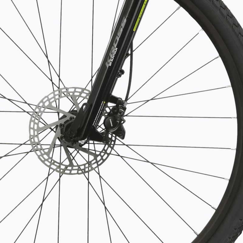 Крос велосипед KROSS Evado 5.0 black/green/glossy 7