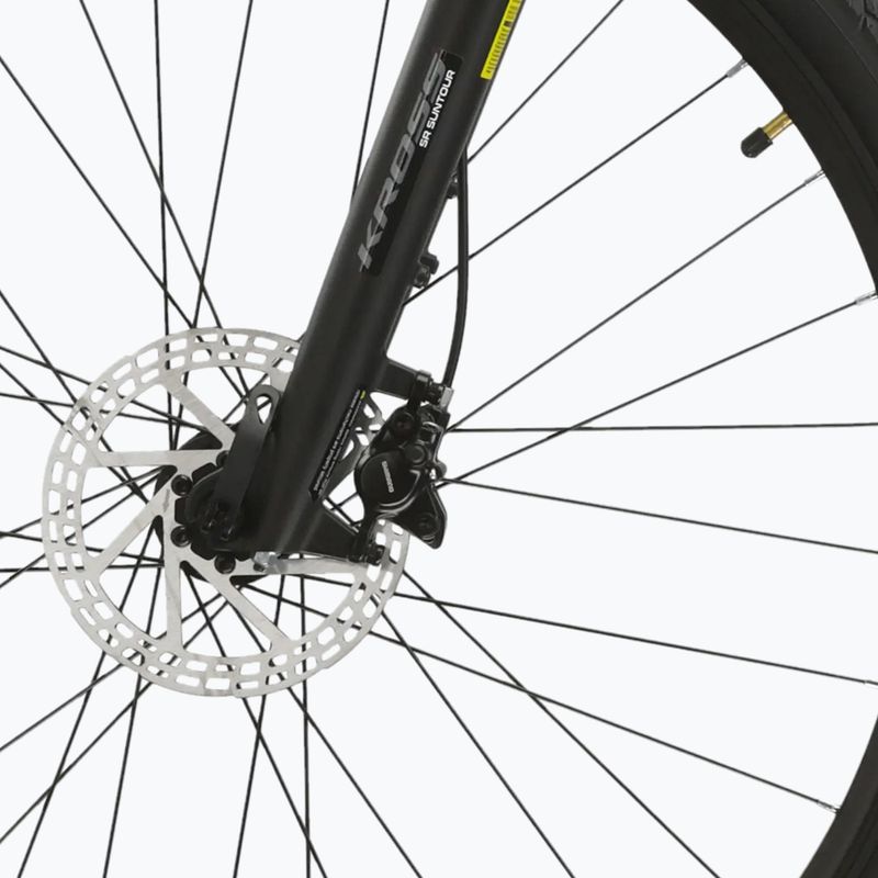 Дамски крос велосипед KROSS Evado 5.0 W black/turquoise/shiny 7