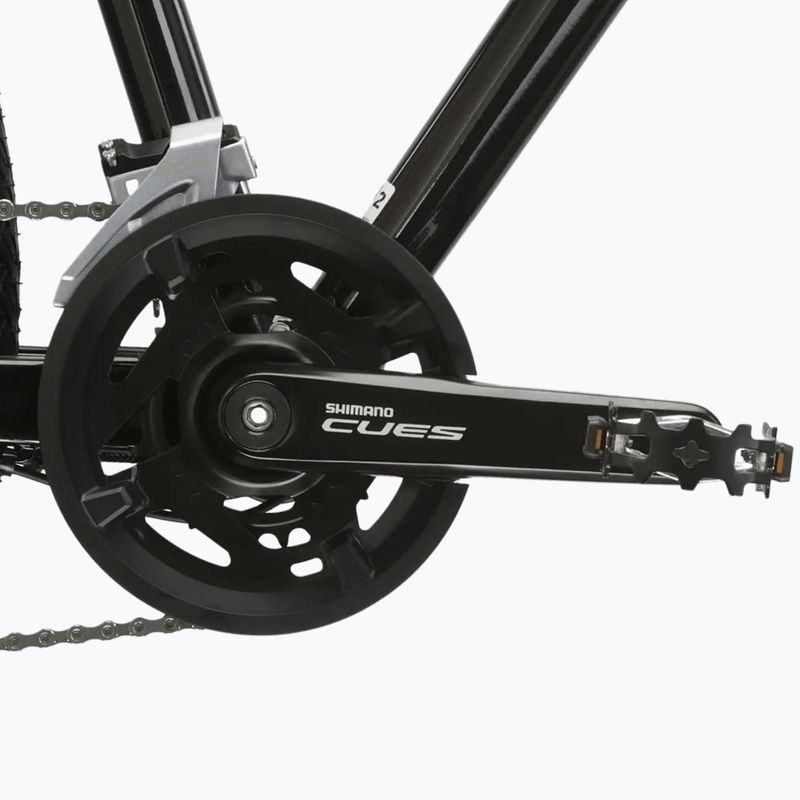 Дамски крос велосипед KROSS Evado 5.0 W black/turquoise/shiny 8