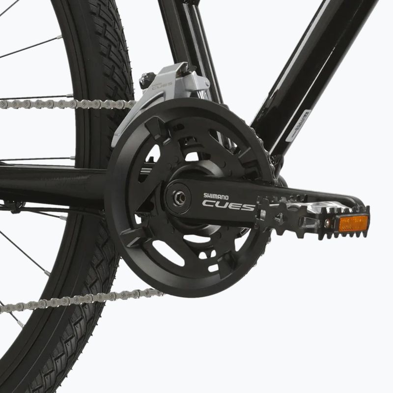 Дамски крос велосипед KROSS Evado 5.0 W black/turquoise/shiny 9