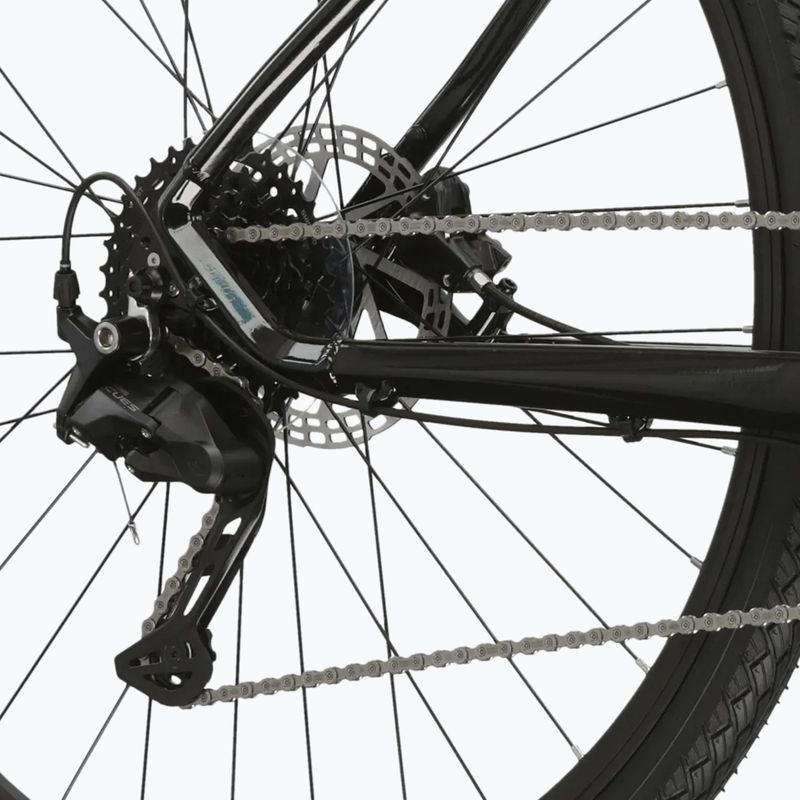 Дамски крос велосипед KROSS Evado 5.0 W black/turquoise/shiny 10