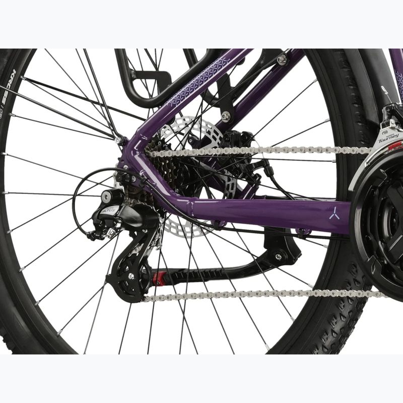 Дамски планински велосипед KROSS Lea 2.0 Eq W 27.5 purple/purple/gloss 8
