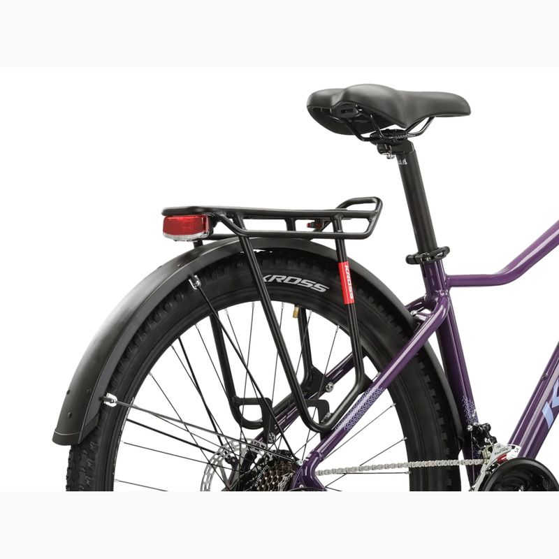 Дамски планински велосипед KROSS Lea 2.0 Eq W 27.5 purple/purple/gloss 11